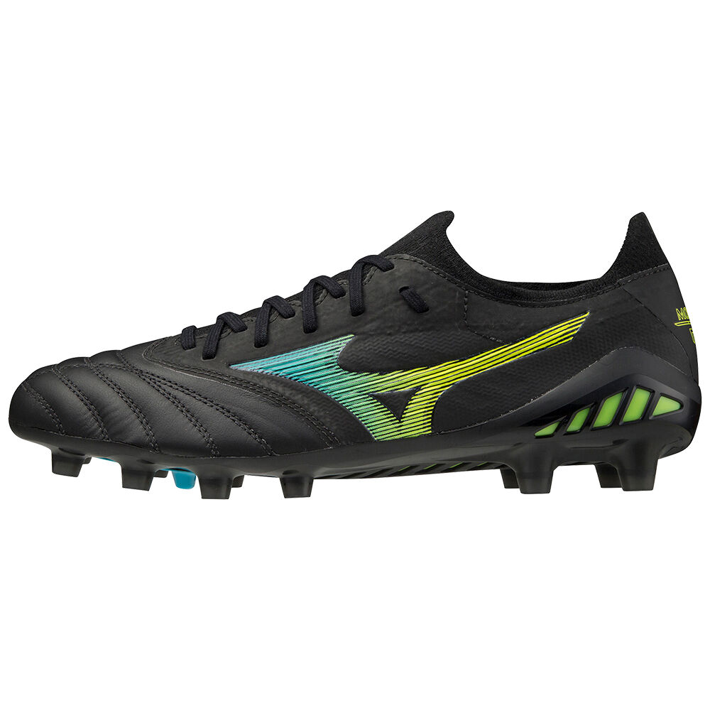 Mens Mizuno Morelia Neo Iii Beta Elite Soccer Cleats Black/Blue Turquoise Philippines (RHUAIW508)